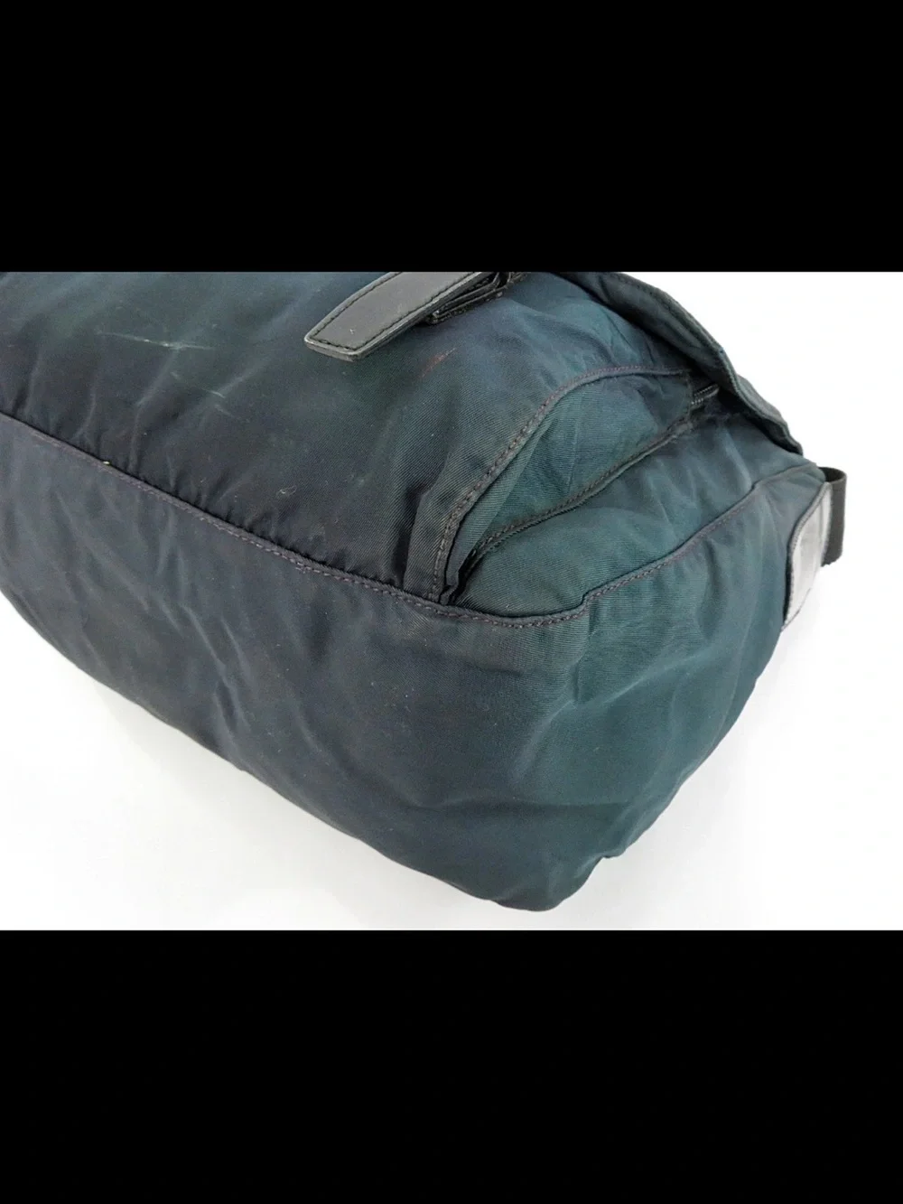 Prada Navy Messenger Bag for Men
